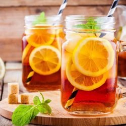 trà lipton chanh bạc hà