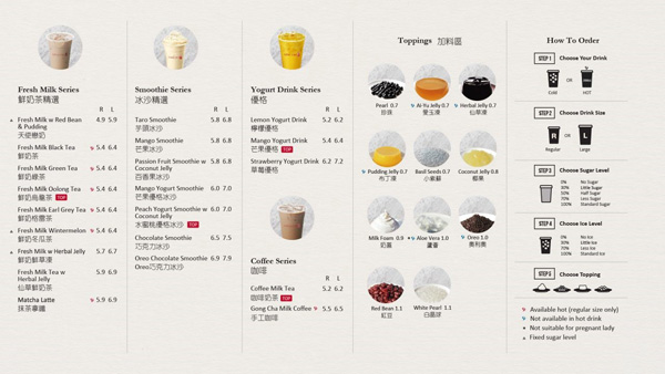 cách thiết kế menu