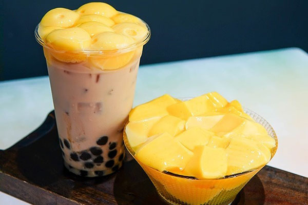 Cách kết hợp trà sữa với pudding trứng